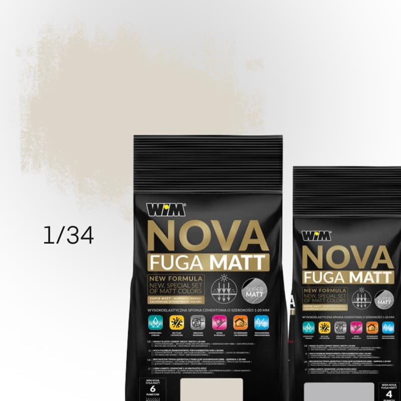 ВІМ фуга Matt 1/34 св.бежева 2 кг