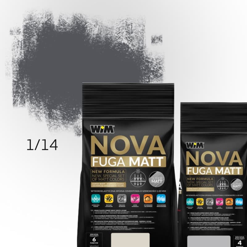 ВІМ фуга Matt 1/14 антрацит 2 кг