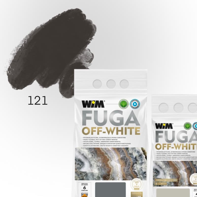 ВІМ фуга Off-White 121 чорний карбон 2 кг