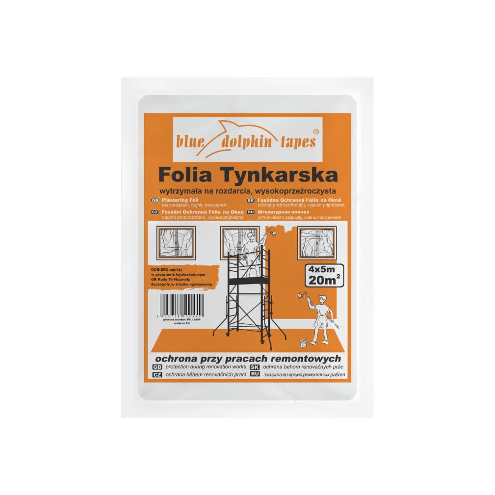 Дельфін плівка будів.прозора 4x5м - зображення 1